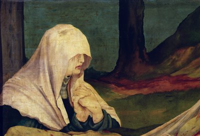 Maagd bij de Graflegging van het Isenheim Altaarstuk, c.1512-16 door Matthias Grünewald